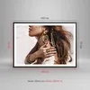Gerahmtes Poster - Schwarzer Rahmen - Sand Frau Schmuck - Produktbild-Vorschau 5