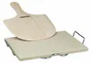 Relaxdays Pizzastein Set, 1,5 cm Stärke, mit Metallhalter & Produktbild-Vorschau 9