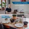 TEXMAXX Tischfolie transparent 2mm mit abgeschrägter Kante Produktbild-Vorschau 2