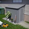 GIHAUVIA Abri de jardin métallique 110×228×192 cm Métal Voir les images du produit 9
