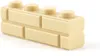 A single tan LEGO brick with a brick wall texture is shown against a white background. Podgląd zdjęcia produktu