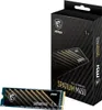 MSI SPATIUM M450 1TB NVMe M.2 SSD and its packaging. Produktbild-Vorschau