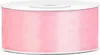 A roll of pink satin ribbon on a white background. Produktbild-Vorschau