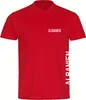 multifanshop Kinder T-Shirt - Albanien - Brust & Seite, Produktbild-Vorschau 1
