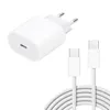 USB-C Ladegerät 20W PD mit 2m iPhone USB-C Ladekabel Produktbild-Vorschau 1