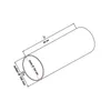 Canale rotondo V, Ø 104 x 500 mm 0622 Anteprima dell’immagine prodotto 4