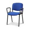 A blue and black office chair on a white background. Produktbild-Vorschau