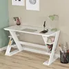 Skye Decor, Lungo - White, Schreibtische, Weiß, Spanplatte, Produktbild-Vorschau 6