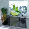Spritzschutz Herdabdeckplatte Schneidebrett aus Glas Produktbild-Vorschau 3