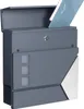 Wiltec Designer Briefkasten V48 Anthrazit und Edelstahl 370 Produktbild-Vorschau 9
