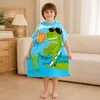 Strandtuch-Poncho für Kinder mit Kapuze - Dinosaurier auf Produktbild-Vorschau 4
