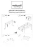Assembly instructions for a wooden raised garden bed. Produktbild-Vorschau