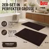 Betz 2er Set Badvorleger 50x70 cm PREMIUM Badematte Produktbild-Vorschau 2