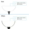 Comparison of two hot wire cutters, highlighting the wire thickness of each. Produktbild-Vorschau