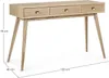 Konsolentisch Alannis 120 x 40 x 78 cm Tannenholz und MDF Produktbild-Vorschau 4