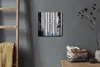 Coloray Uhr auf Leinwand 30x30 cm Wand Uhr Dekoration Produktbild-Vorschau 4