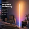 LED hoeklamp, staande lamp, 147,5 cm, RGB & warmwit, met Productafbeelding-voorbeeld 5