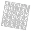 36-tlg. Schablonen Set Buchstaben & Zahlen – 3 Zoll, Produktbild-Vorschau 3
