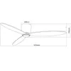 Energiespar Deckenventilator mit Fernbedienung  Airfusion Produktbild-Vorschau 4