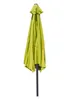A closed lime green patio umbrella on a white background. Produktbild-Vorschau