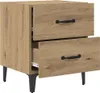 vidaXL Comodino rovere artigianale 40 x 35 x 47,5 cm Anteprima dell’immagine prodotto 5