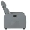 Relaxsessel Grau Kunstleder 66 x 89,5 x 95,5 cm (B x T x H) Produktbild-Vorschau 7