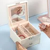 Schmuckschatulle Ring-Organizer mit Schublade - creme Produktbild-Vorschau 11