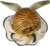 A top-down view of a ceramic angel figurine. Náhled obrázku produktu