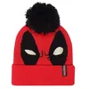 Deadpool Mütze Uni Deadpol Face rot/weiß/schwarz Standard Produktbild-Vorschau 1