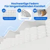 Hiazurm Matratze 100x200 cm, Höhe 22cm, 7-Zonen Produktbild-Vorschau 5