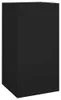 vidaXL Sattelschrank Schwarz 53x53x105 cm Stahl Produktbild-Vorschau 3
