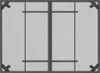 vidaXL Tavolo da giardino antracite 110x80x72 cm griglia in Anteprima dell’immagine prodotto 5