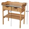 Pflanztisch Gärtnertisch Holz braun 80x45x86 cm Produktbild-Vorschau 7