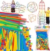 Konstruktionsspielzeug Set – 3D Strohhalme und Röhrchen – Produktbild-Vorschau 3
