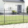 vidaXL Záhradný plot BOXTEL, sivý Náhľad obrázku produktu 2