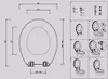 Primaster WC-Sitz mit Absenkautomatik Betonoptik hellgrau Produktbild-Vorschau 5