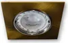 C-Light LED Strahler Eckig 0210 messing gold gebürstet 230V Produktbild-Vorschau 1