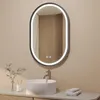 LED Badspiegel Oval 60 x 90 cm Wandspiegel mit Beleuchtung Produktbild-Vorschau 3
