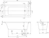 Villeroy & Boch UBA170ARA2V-01 Architectura vaňa Náhľad obrázku produktu 6