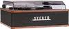 A retro-style record player with built-in speakers. Produktbild-Vorschau