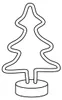 LED NEON Figur TANNENBAUM - Neonlicht - H: 27cm - Batterie Produktbild-Vorschau 4