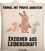 Mr. & Mrs. Panda Einkaufstasche Erzieher Leidenschaft - Produktbild-Vorschau 1