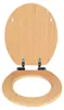 WENKO WC SITZ BUCHE NATUR Absenkautomatik Brillen Toiletten Produktbild-Vorschau 2