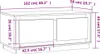 vidaXL Konferenční stolek černý 102x50x44 cm Materiál dřevo Náhled obrázku produktu 8