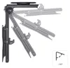 A black TV ceiling mount is shown in various positions, with a diagram indicating a -90 degree angle. Náhled obrázku produktu