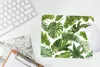 MuchoWow® Mauspad Mousepad Blätter - Weiß - Muster - Produktbild-Vorschau 5