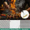 2er Set Grillbürste Messing für Gusseisen, BBQ Produktbild-Vorschau 2