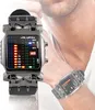 Mechanische Uhr Armbanduhr mit Binär-Anzeige, LED, Produktbild-Vorschau 5