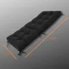 Gartenstuhl Hochlehner Auflagen Set 2x 50x120 cm Graphit – Produktbild-Vorschau 3
