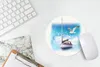 MuchoWow® Mauspad Mousepad Boot - Vogel - Meer - Aquarell Produktbild-Vorschau 5